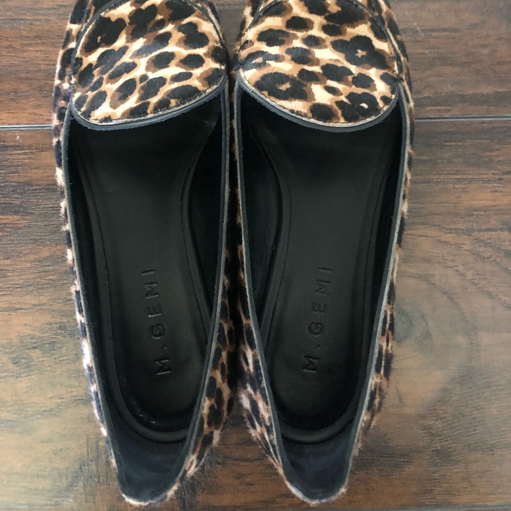 M Gemi Flats in Calf Hair Leopard (Size 37) - Picture 3 of 5